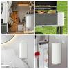 Wall-Mounted Paper Roll Holder Strong Load-bearing Waterproof Simple Installation Self-Adhesive Tissue Rack Paper Towel Holder