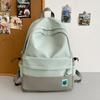Student Schoolbag Female Large Capacity Backpack Color Block Girls Backpack