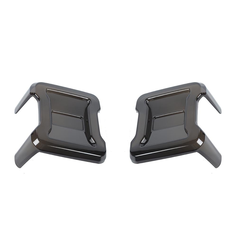 Auto-ABS-Rücklichtschutz, Dekorationsabdeckung für Jeep Wrangler JL 2018–2023, anwendbare LED-Lichtquelle