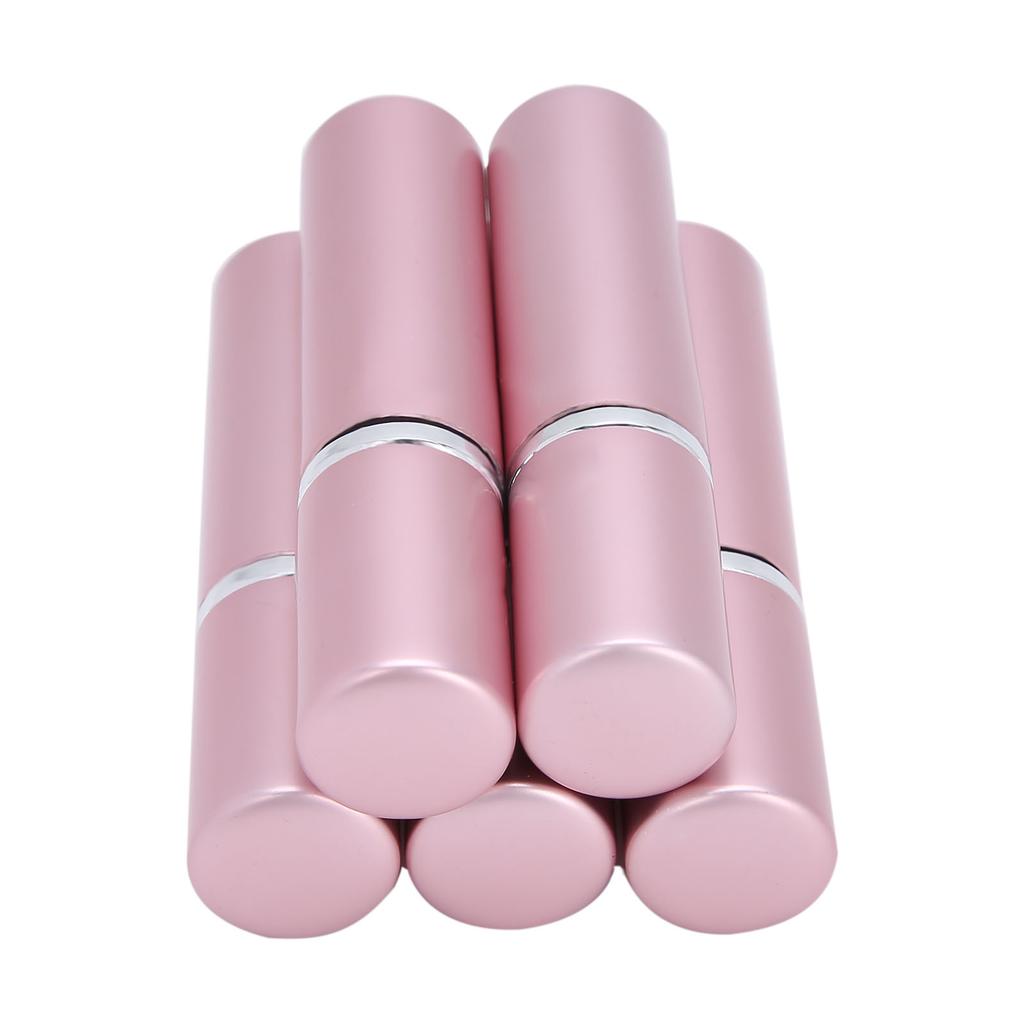 Aluminum Refillable Perfume Spray Bottle Portable Empty Perfume Atomizer 5ml x 5pcs
