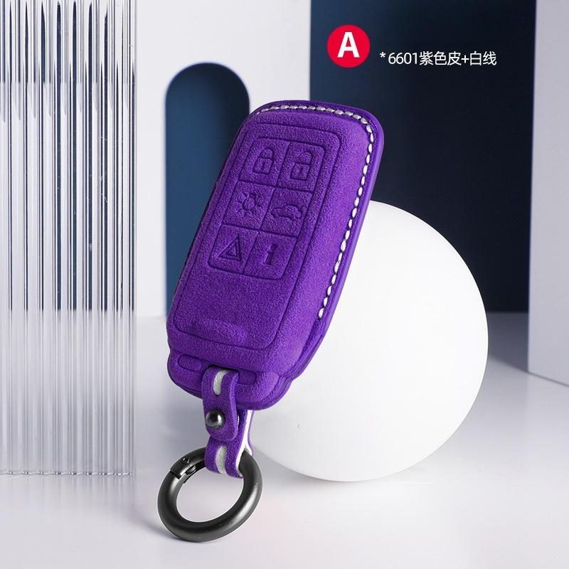 For Volvo S90 XC90 XC60 S60 V90 Keyset 3D Suede Car Key Case
