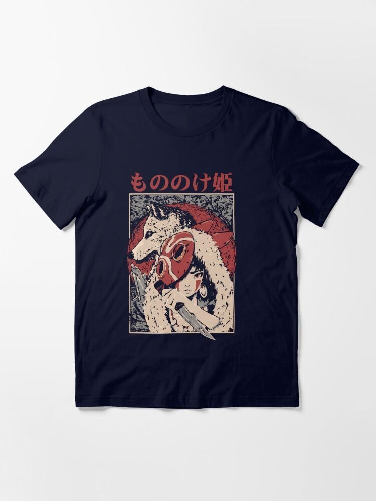 Princess Mononoke T-Shirt Studio Ghibli Anime Graphic Unisex Essential Vintage