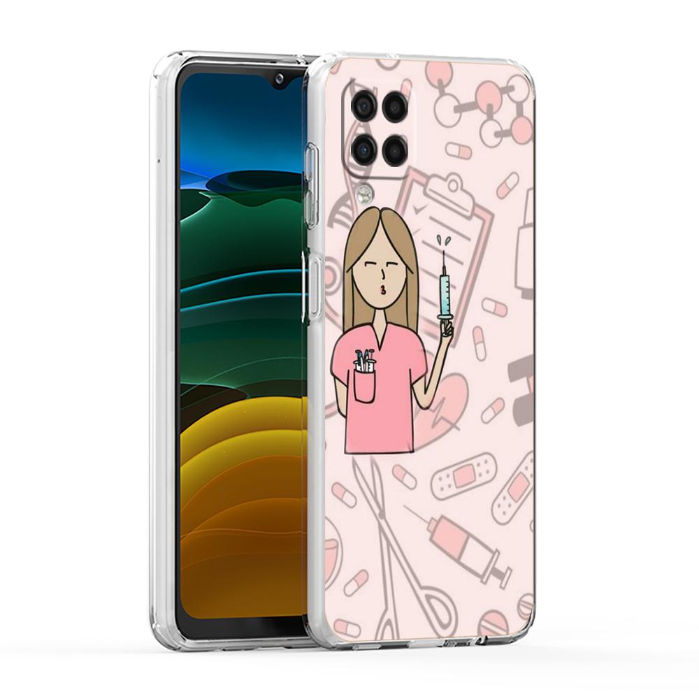 Doctor Nurse Medical Medicine Phone Case For Samsung A13 A33 A35 A55 A73 A53 A23 A51 A71 A21S A31 A41 A05s A03S A15 A25 5G Cover