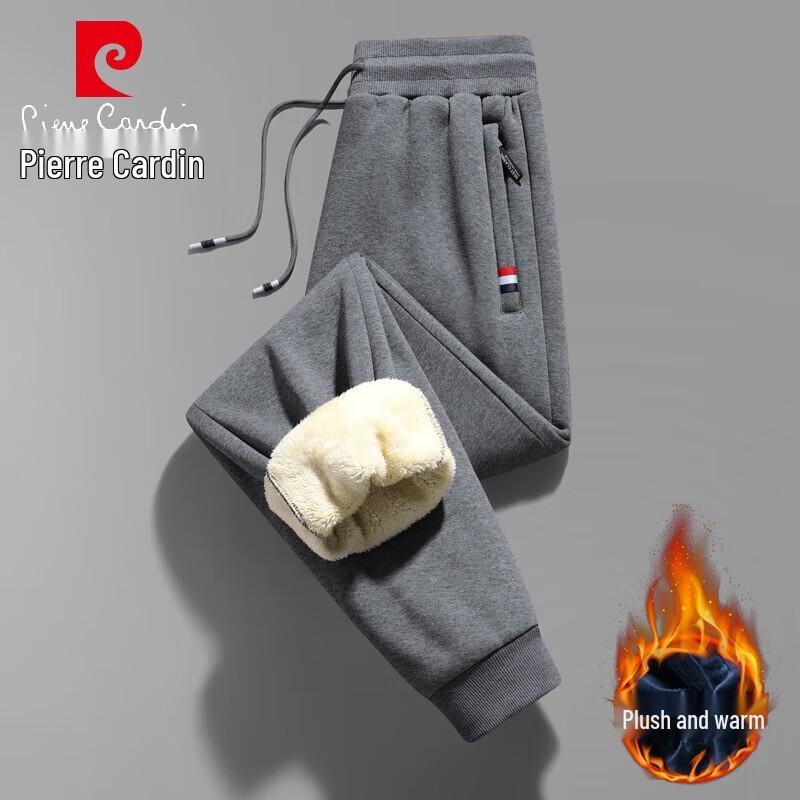 Pierre Cardin Men's Thickened Fleece-Lined Thermal Casual Pants