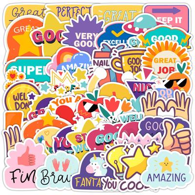 50 Reward Series Graffiti Stickers Mobile Suitcase Waterproof Decorative Stickers Creative Stationery Stickers