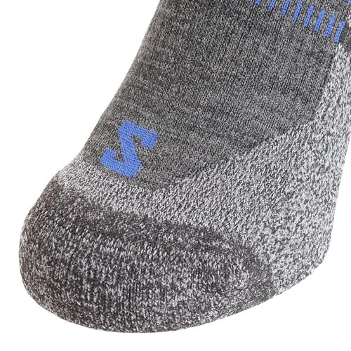 [Salomon] X Ultra Access Crew 2-Pac Socks Lc2083200 Unisex Anthracite/Black L