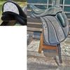 Leder Dressursattel Monosattelblatt mit wechselbaren Kopfeisen – Elegantes Cantle-Design