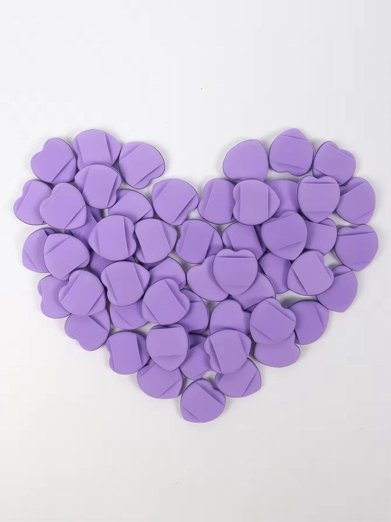 50 Mini Finger Cushions Air Cushion Powder Puff, Latex Free Mixed Sponge and Cosmetic Puff Is Used for Liquid Foundation Make-