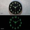 12-Inch Analog Wall Clock – Luminous Night Glow-in-the-Dark Design, Radium Dial, Silent Non-Ticking Sweep