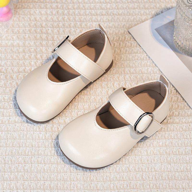 Anti-slip Shoes - New Style Girls' Soft-soled Retro Single Shoes
