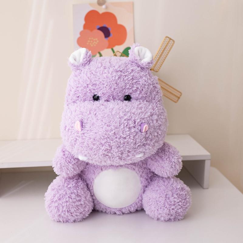 23/35cm Plüschtier Nilpferd Affe Plüschtiere Kuschelige Kissen Babyberuhigungs-Puppe Geburtstagsgeschenk Kreativ Cartoon Lebensecht 23cm