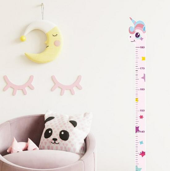 Children's Removable Cartoon Height Wall Sticker Ruler