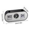 Neue Kreative Schlafzimmer Wecker Lustiger Flip Mechanischer Wecker Desktop Digitale Kalenderuhren Retro Schreibtischuhren Heimdeko