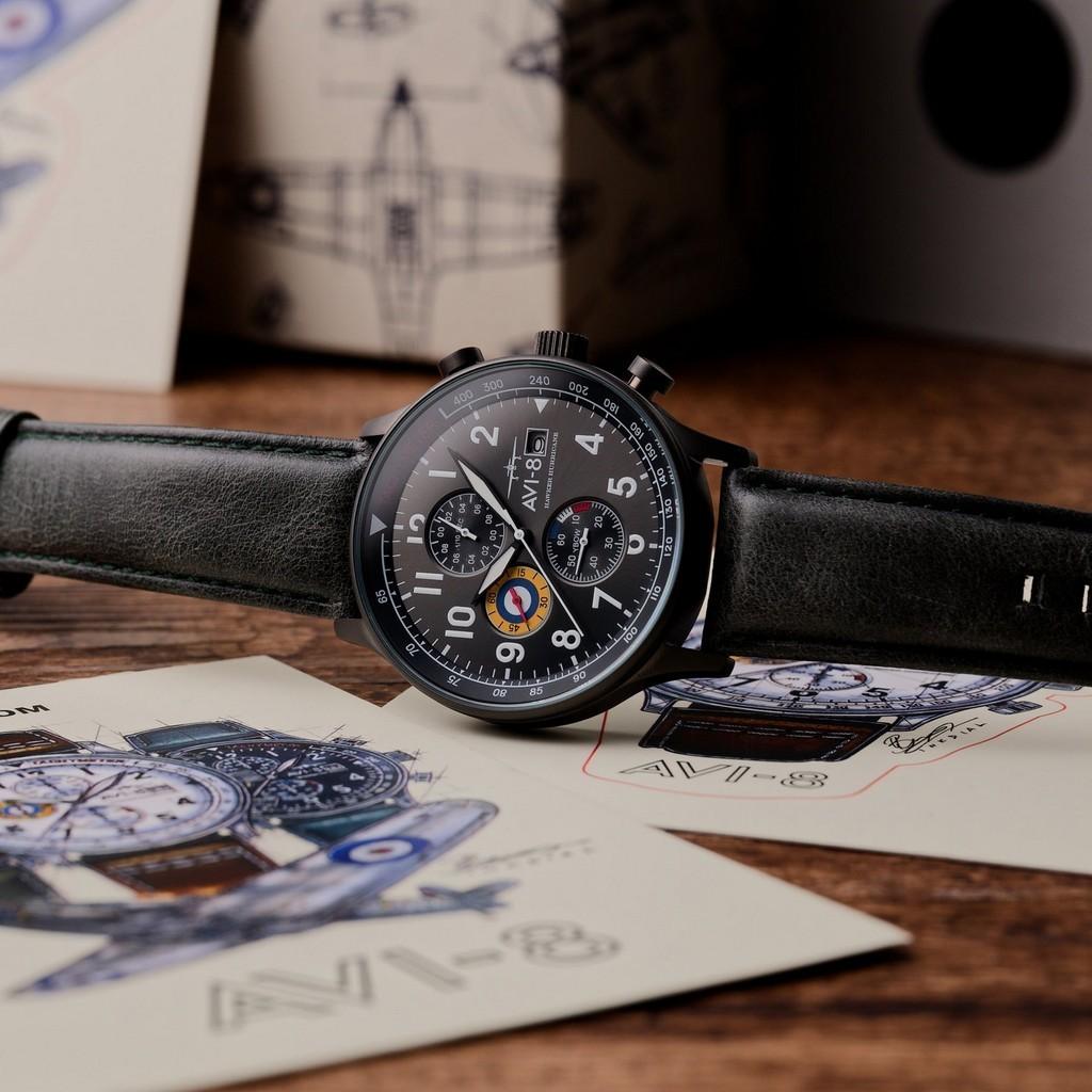 AVI-8 Hawker Hurricane Chronograph Quartz AV-4011-0D Erkek Saati