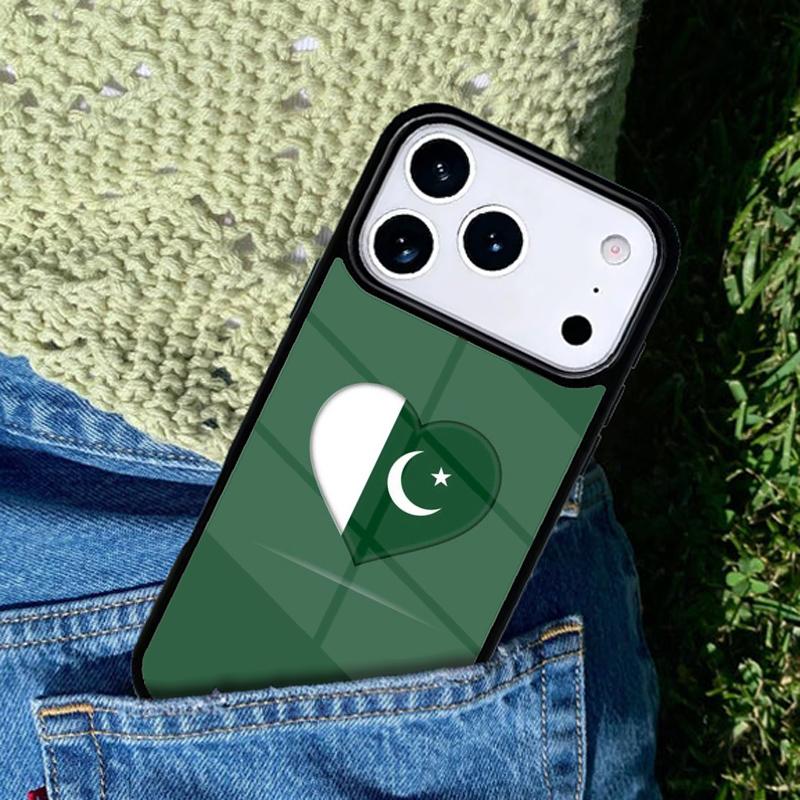 Pakistan Flag mobile phone case Compatible with IPhone 17 16 15 14 13 12 11Pro Max 17 Air cover