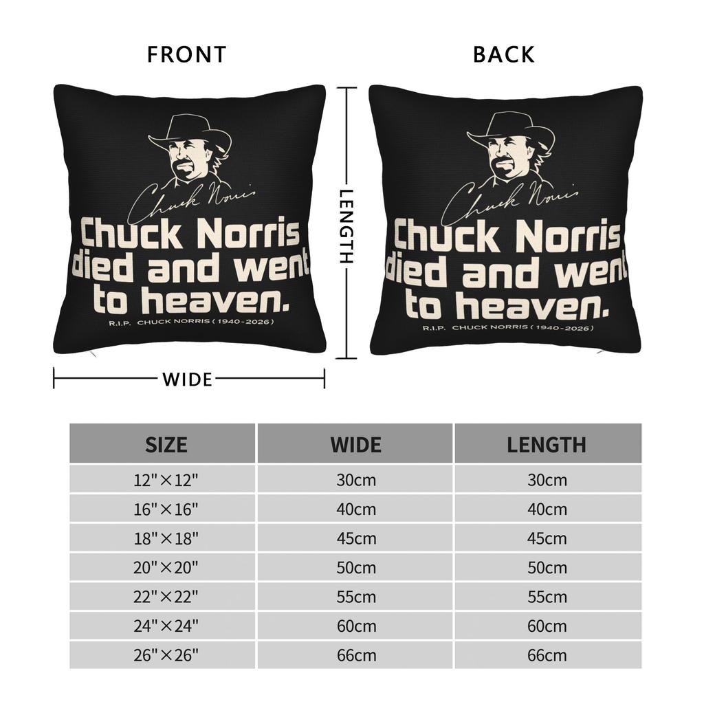 Chuck Norris Pillow Case Novelty Pillow Cover Soft Pillowcases For Living Room Sofa