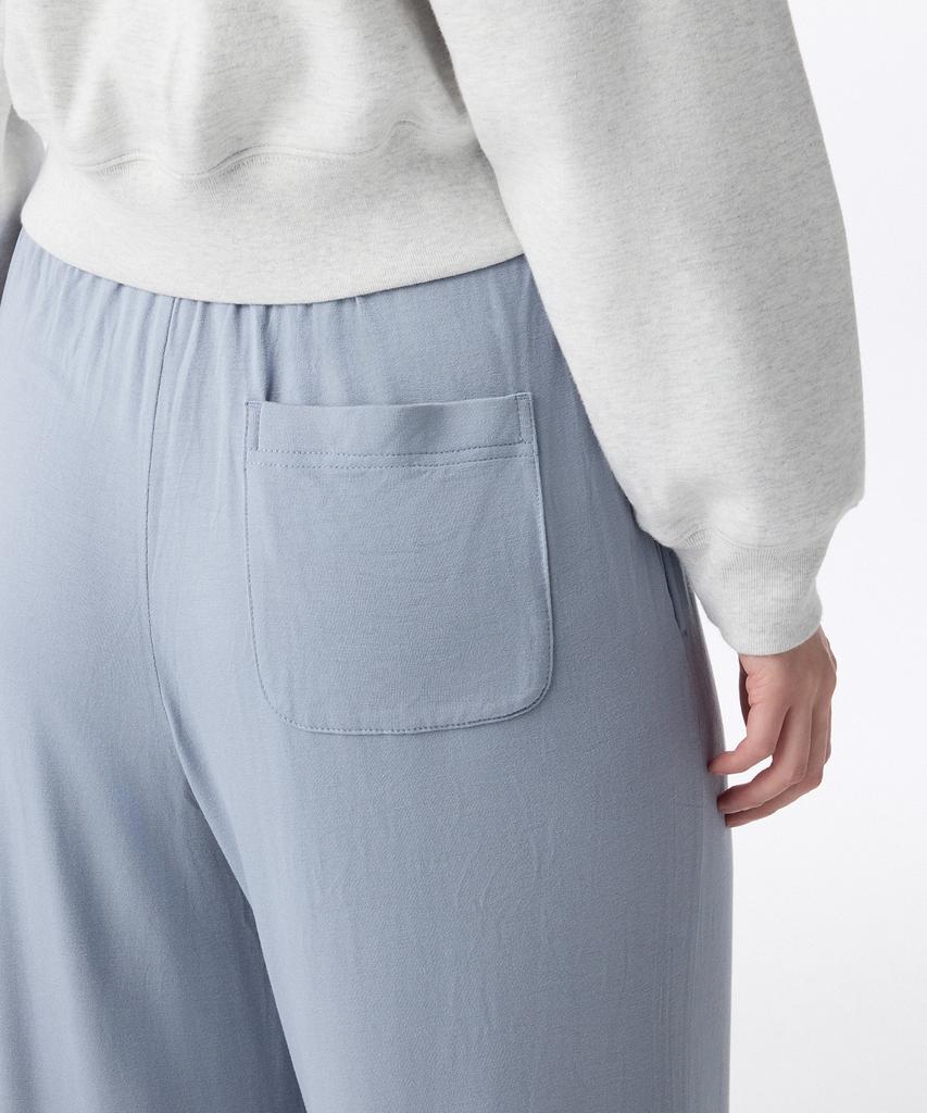 MUSINSA STANDARD WOMAN Women'S Jersey Wide Lounge Pants [Blue Grey]