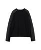 LEARVE Rayner Slub Waffle Zipper Long Sleeve Charcoal