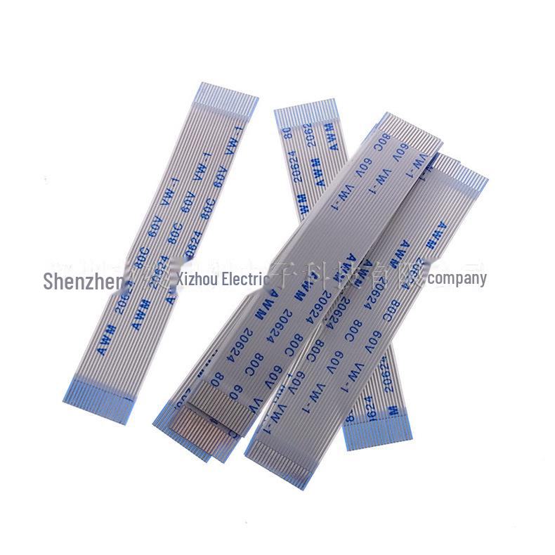 FPC/FFC Flat Flexible Cable 20624: 0.5MM Pitch, 4P-18P, Same Direction/Reverse AB Type