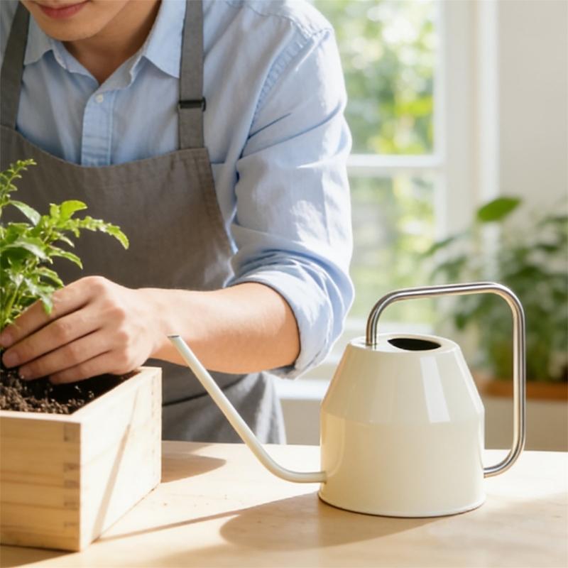 Garden Iron Plant Watering Can Designed For Small Houseplants Accurate Succulents Irrigation And Stylish Home Decoration