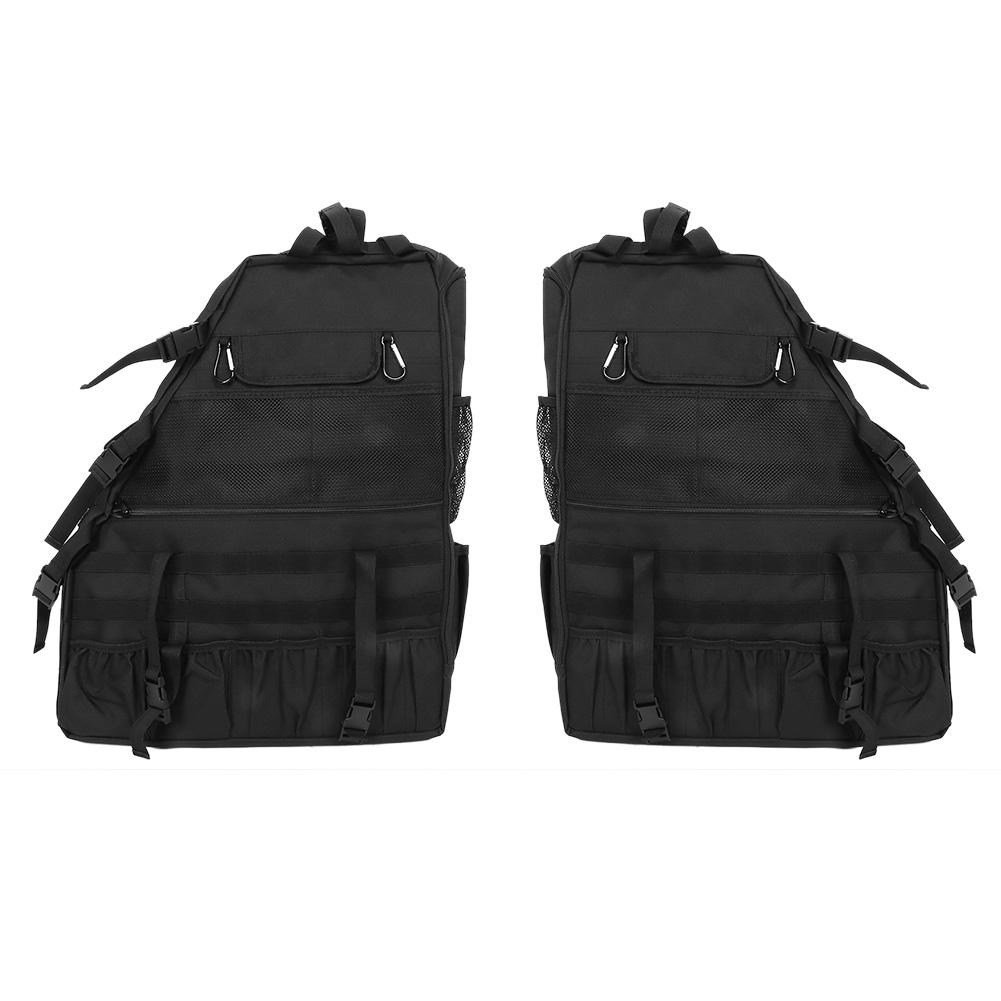 Roll Cage Storage Bag Multifunctional Trunk Organizer Tool Holder Fits for Jeep Wrangler 2 4 Door 2007 20162pcs