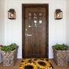 Beautiful Vintage Sunflower Flowers Front Door Mat Anti-Slip Indoor Quick Dry  Doormat Kitchen Balcony Entrance Rug Carpet