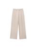 Pure Color Women High Waist Black Pants Solid Elastic Waist Wide Leg Pant Woman Fashion Lace Up Casual Loose Pants Streetwear