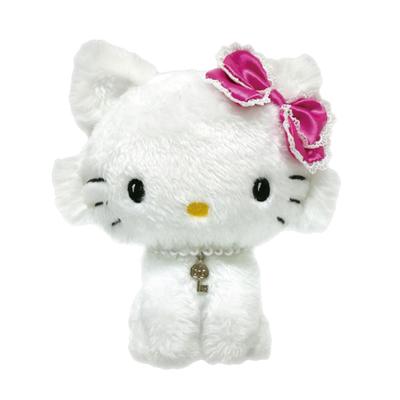 K Company Sanrio Characters Plush Toy Charmy Kitty X X (Munekyun Memories) SAM-HNG-CY H15.9 W10.6 D7.6cm