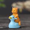 4Pcs Mini Cat Model Detailed Texture High Simulation Decoration Accessories Miniature Cat Animal Model Toy for Kids