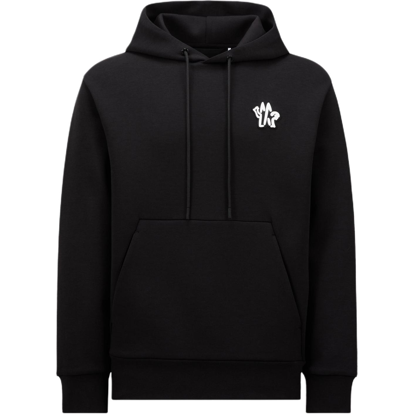 Moncler Logotipa Plāksteris Ar Kapuci Garām