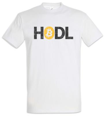HODL I Koszulka Kryptowaluty Kryptowaluta Cyfrowy Blockchain Zabawny Znak