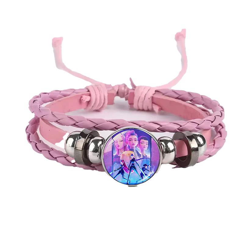 Cartoon Character Bracelet, Alloy Charm Adjustable 18+6cm Chain, Unisex Fashion Jewelry Gift for Daily Wear