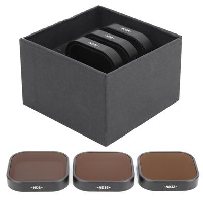 TELESIN Motion Kamera Filtre Kiti ND 8/16/32 GoPro hero9 için Nötr Yoğunluk Filtre Seti