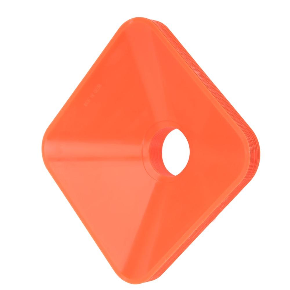 10Pcs Center Hole Marker Cone Base Square Training Cones Training Marker Disc Agility Practice