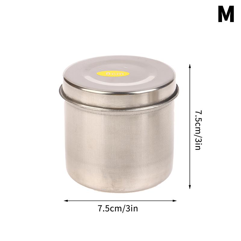 Less Pot De Boule De Coton En Acier, Boîte De Rangement Avec