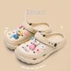 Women's Pink Eva Closed-Toe Non-Slip Beach Sandals - Odor-Free Summer Outdoor Slippers
