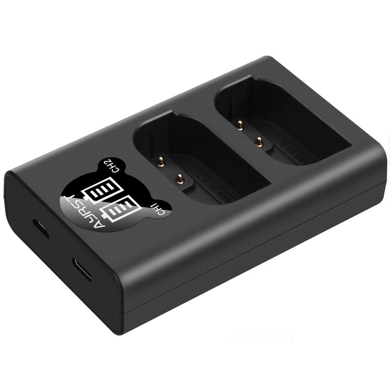 DMW-BLK22 DMWBLK22 BLK22 Dual USB Battery Charger for Panasonic Lumix DC-S5 DC-S5 II DC-S5 IIX GH5 II GH6 S5II S5M2 GH5M2 Camera