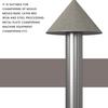 Power Tool-1Pcs Electroplated Diamond Cone Chamfer Grinding Head Stone Glass Chamfering