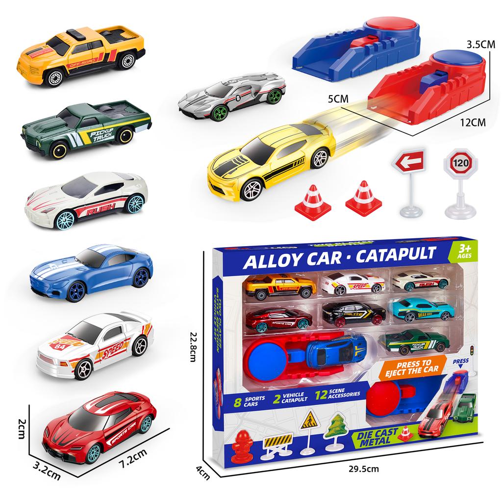 (Boxed or Bulk) 1/64 Scale Die-cast Racing Car, Small Scale Racing Car, 1.64 Die-cast Racing Toy Car, Set, Children's Toy
