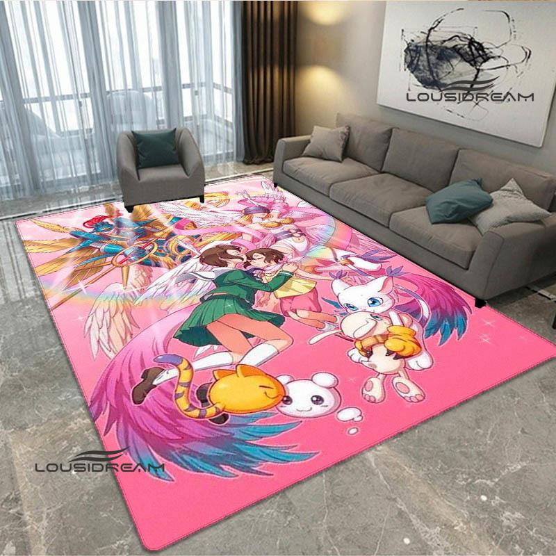 

3D Digimon cartoon printed Carpet Non-slip carpet Yoga mat carpets for living room area rug Home bedroom decor birthday gift 40x60cm
