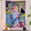 Arazzo da Parete My DressUp Darling Marin Kitagawa l'Appassionata di Cosplay Moe Decorazione Accogliente per la Stanza per i Fan di Anime Commedia Romantica