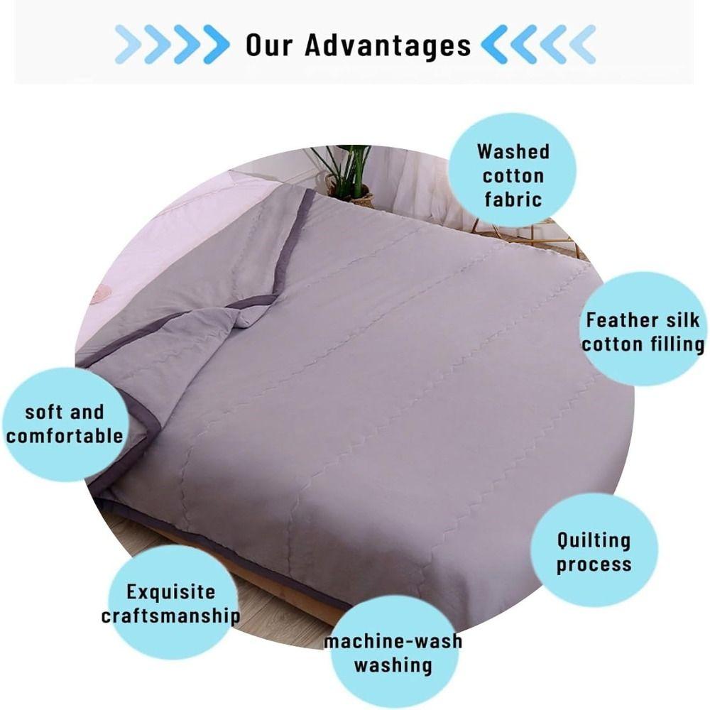 Cold Effect Cooling Blanket Double Sided Cooler Quilt New Conditioning Quilt