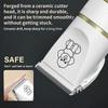 1pcs Professional Pet Clipper for Dogs Cats - Cordless USB Rechargeable Hair Trimmer with Guard Combs Low Noise Grooming Kit