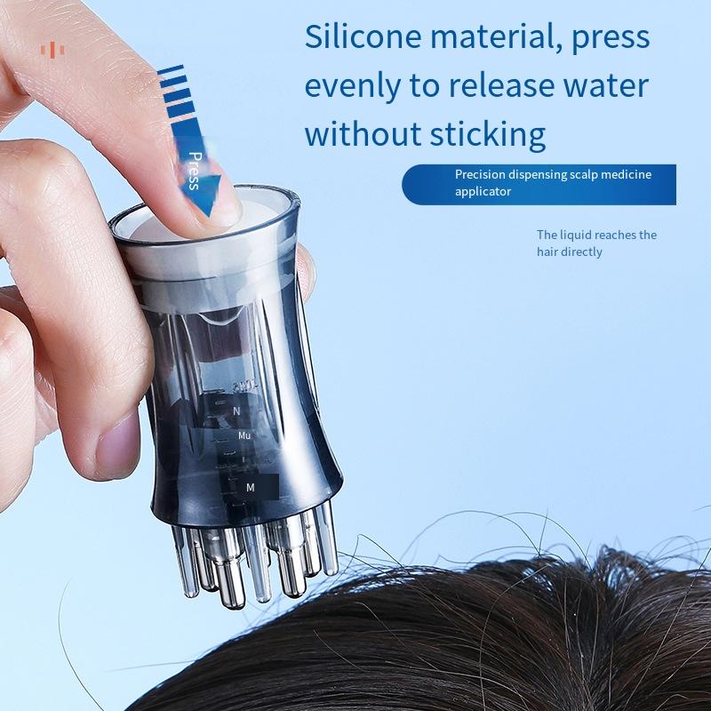 1PC Scalp Apply Device Head Essential Oil Ball 1ml Care Conductor Apply Device Health Massage Comb