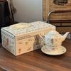 Alice Teapot Cup Saucer Girls Teacup Birthday New Wedding Companion Gift House Moving Afternoon Tea Tea Set Gift Box