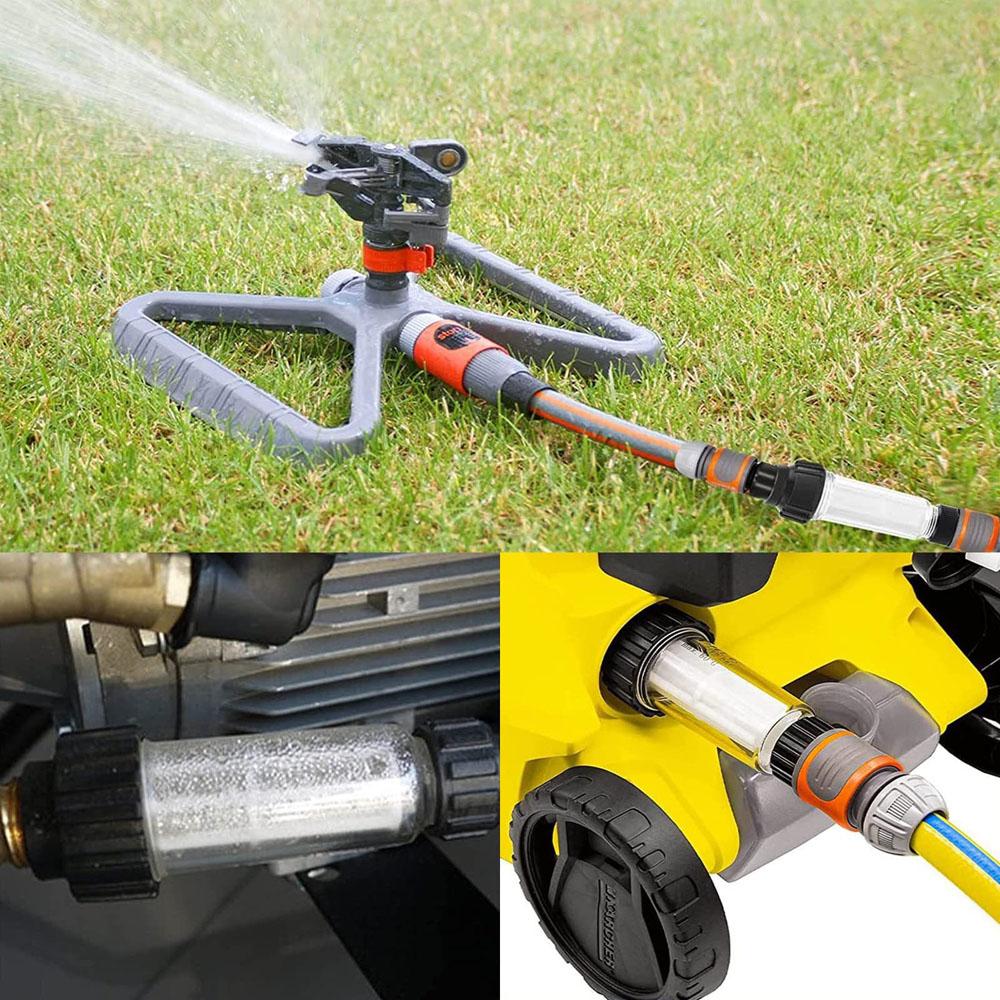 Garden Hose Inlet Filter Inline Water Pressure Washer Washing Machine Sediment~