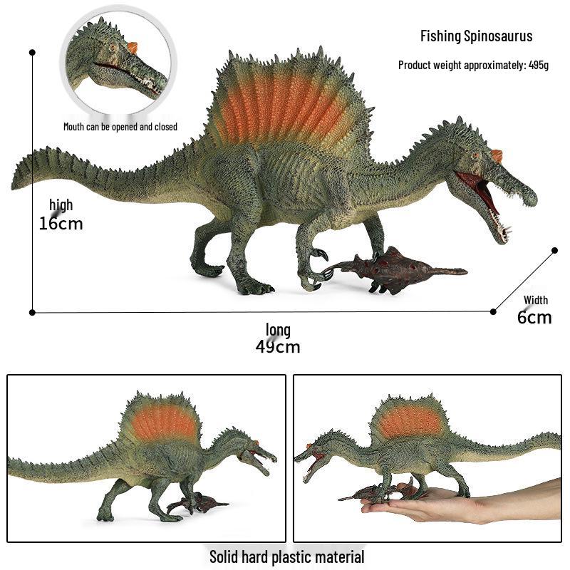 Jurassic Simulation Dinosaur Toys: Spinosaurus, Tyrannosaurus Rex, Mosasaurus