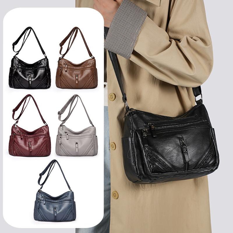 Ladies' Backpack, Large-capacity Single-shoulder Crossbody Bag, Middle-aged Mom's Bag