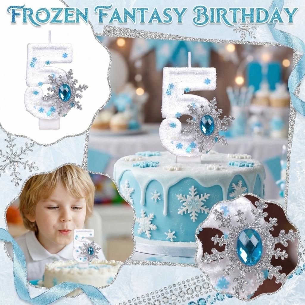 Fashion Cartoon Creative Birthday Candles Party Digital Candles
