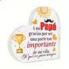 1pc Spanish Heart-Shaped Acrylic Sign Table Decor, 'to My Dad, Thank You for Being Such an Important Part of My Life, ' Desktop Decoration